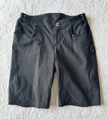 Pantalones Cortos Patagonia Para Mujer Negros Senderismo Ciclismo Trabajo Cintura Ajustable Nylon Talla 4 Foto 1 de 4