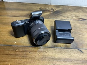 Sony Alpha NEX-3 14.2MP Mirrorless Camera BODY Battery Lensless And Charger - Picture 1 of 15