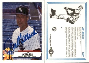 Jon Matlack Signed 1993 Fleer ProCards RC Card *Autograph Den* Auto AU - Picture 1 of 1
