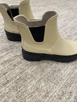 Botas cortas de goma Off White para mujer talla 7 Foto 1 de 4