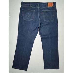 Pantalones de mezclilla Levi's 501 para hombre 42X32 azul pierna recta botón mosca clásicos usados en excelente estado - Imagen 1 de 9