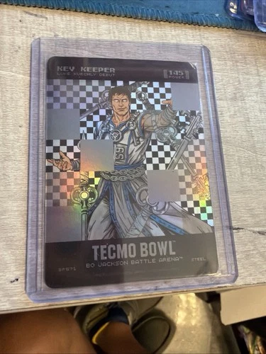 Bo Jackson Battle Arena Tecmo Bowl Key Keeper Luke Kuechly Steel Big Pixel *SP*