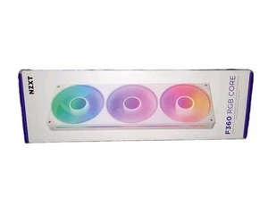 Ventilateur NZXT F360 RGB Core 360 mm avec 3 ventilateurs RVB blancs 120 mm - OB 32 - Photo 1/5