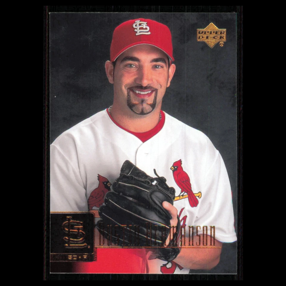 Tarjeta de béisbol Dustin Hermanson #385 2001 Upper Deck St. Louis Cardinals MLB casi nueva Foto 1 de 3