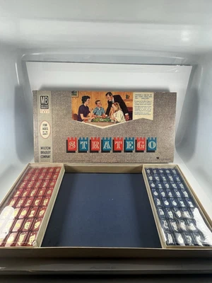 Vintage 1960s Milton Bradley Stratego Board Game Complete Classic - Image 1 of 4