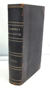 Harper's Monthly Magazine HC Book Vol. L (50) Dez. 1874 bis Mai 1875 ~ Z63F - Bild 1 von 10