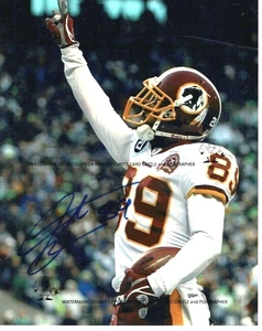 SANTANA MOSS SIGNED AUTOGRAPHED 8x10 - Washington Redskins - Miami Hurricanes - Picture 1 of 1