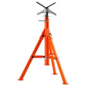 VEVOR Pipe Stand 2500LBS Pipe Jack Stand 27.2"-52" Height for 1/2" to 12" Pipes - Picture 1 of 12