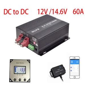12V 60A Ladegerät Booster für Wohnmobile Camper Versand DC zu DC Ladegerät Unterstützung Bluetooth - Bild 1 von 8