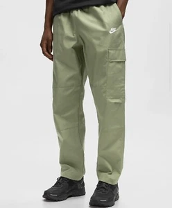 Nike Club Woven Cargo Tapered Leg Pants Green Mens Size 2XL NEW DX0613 386 - Picture 1 of 3