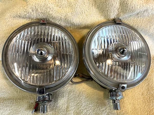 LUCAS FT10 LAMPS REFURBISHED FOR TRIUMPH TR4 TR5 SPITFIRE SUNBEAM ALPINE - Picture 1 of 4
