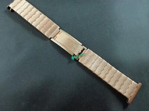 BRACELET GOLD PLATED 50 micron VINTAGE USED 20 mm (rif-BR20V) - Foto 1 di 5