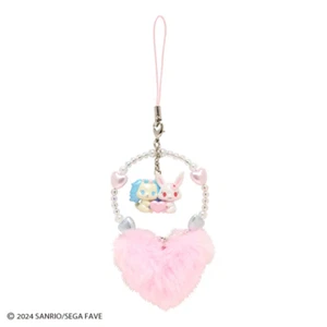 Sanrio Jewelpet Strap ( Heisei Born Character Fluffy Heart ) Japan NEW - Picture 1 of 2