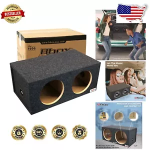 12-Inch Dual Sealed MDF Subwoofer Enclosure - Elevate Your Car Audio Experience - Picture 1 of 8