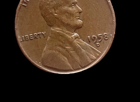 Wheat Penny Cent VERY RARE DDO ERROR 1958 D Cover
