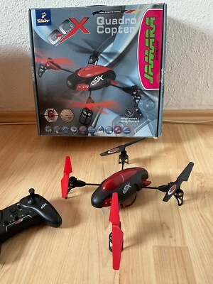 Jamara Quadrocopter QCX 250 mit Kamera - Drohne - Fernbedienung evt. defekt - Bild 1 von 4