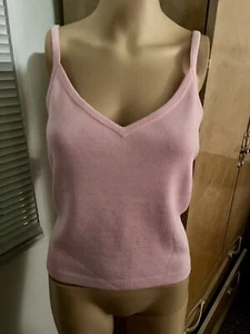 Sale! NWT ST John V Neck Shell Pink M Frosted Rose Feminine SP 06 Grp 1 - Picture 1 of 2