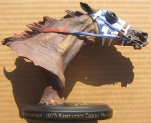 Penny Chenery Ron Turcotte Secretariat signed LE Statue /350 Beckett BAS auto - Picture 1 of 6