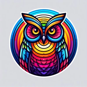 Owl Animal Waterproof, UV Resistant Vinyl Sticker Decal - Picture 1 of 12