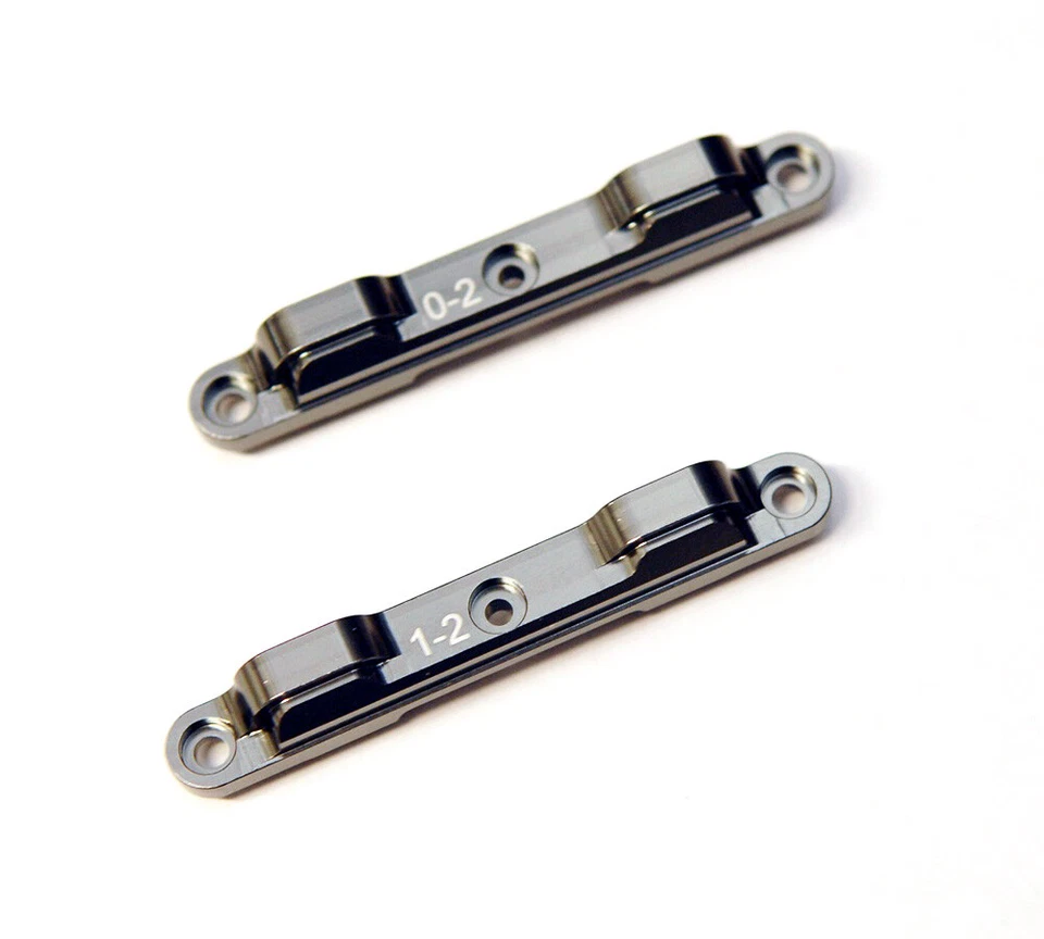 STRC Team Associated DR10 Alloy GUNMETAL Rear Suspension Block Set 91359-CGM - Image 1 of 1