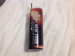 RARO VASO DE BEBIDA DE ACERO DE LA SEMANA DE LA MODA VIP DE NUEVA YORK - Imagen 1 de 8