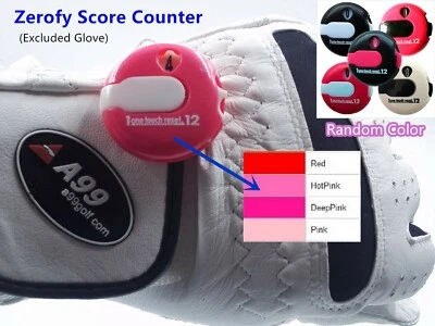 A99 Golf Score Counter One Touch Reset Random - Small Enough to Attach to Glove