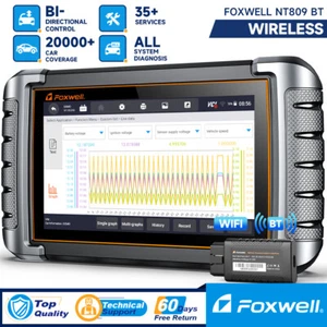 Foxwell OBD2 Scanner Diagnostic Tool Bidirectional Scan Tool All System NT809BT - Picture 1 of 9