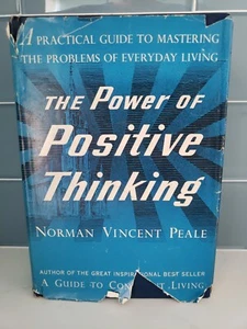 SIGNED The Power Of Positive Thinking By Norman Vincent Peale 2nd Printing HCB - Picture 1 of 24