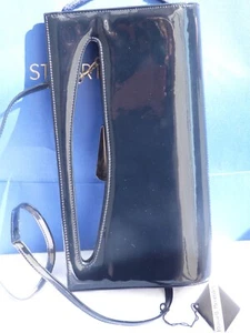 Stuart Weitzman/Russell&Bromley Women's clutch bag/navy patent/RRP£190 - Picture 1 of 11