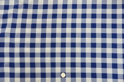 Gingham Checkered Fabric by the Yard | Polyester Picnic Checkers | 60" 1x1 Check - Image 1 of 4