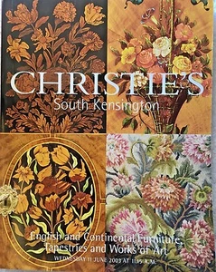 CHRISTIES Auction Catalog 6/11/2003 ENGLISH/CONTINENTAL FURNITURE ART*TAPESTRIES - Picture 1 of 12
