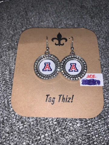 New University Of Arizona Wildcats Dangle Hook Earrings (GW8) Cover