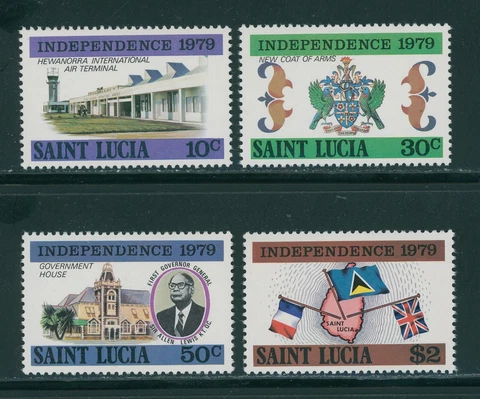 St. Lucia Scott #456-459 MNH Independence 1979 $$ 395980 Cover