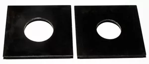 1 Lens board 95mm x 92mm for SENECA Improved 5x7 made of solid wood, black #1 - Picture 1 of 3