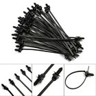 Accessories Cable Ties Parts 50Pcs Black 185Mm Wire Released Zip Straps New