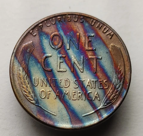 1948 wheat cent monster toned penny Lincoln wheat one cent. #172 Cover