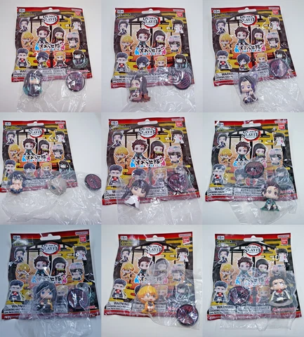 DEMON SLAYER KIMETSU NO YAIBA Suwarasetai Figure Mascot Bandai Gashapon YOU PICK Cover