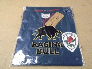 RAGING BULL HERITAGE LOGO T SHIRT MANY SIZES BLUE BNWT FAST FREE POST IDEAL GIFT - Picture 1 of 3