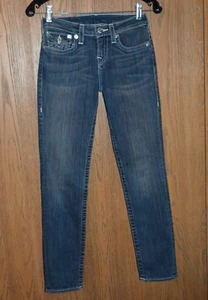 Authentic TRUE RELIGION Girls Skinny Jeans "Firefly Dance" Size 12 EX+ NICE! - Picture 1 of 9