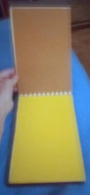 Libro de bocetos vintage de tablas de media luna de los años 60, 55 páginas multicolor, brilla Foto 1 de 4