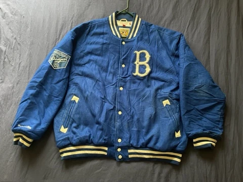 Mitchell & Ness Cooperstown 1955 Brooklyn Dodgers MLB wool jacket 3XL Cover