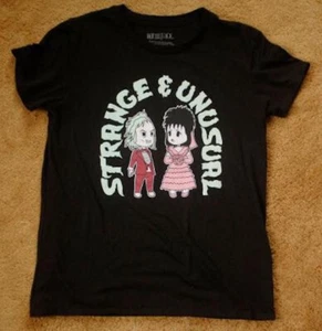 STRANGE & UNUSUAL Beetlejuice black t shirt size M - Picture 1 of 1