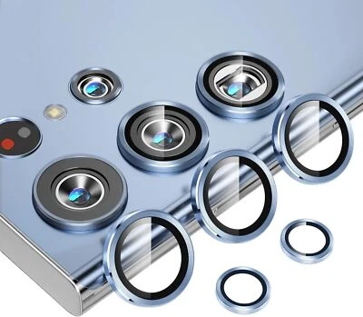 Cubierta protectora de lente de cámara con anillo de metal de diamante brillante para Samsung S25 Ultra/S24+ Foto 1 de 4