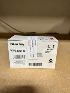 Sharp MX-C30NT-M MX-C30NTM Magenta Toner Cartridge - Picture 1 of 3