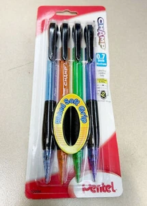 NEW Pentel Champ 0.7mm Mechanical Pencil 4-PACK Med Tip Assorted Barrel AL17BP4M - Picture 1 of 1