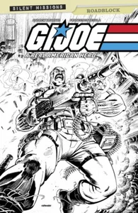 GI JOE A REAL AMERICAN HERO ROADBLOCK #1 CVR C 1:10 KRAHNKE B&W - Picture 1 of 1