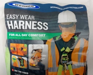 Arnés Werner Easy Wear H513002W ajustable protección contra caídas seguridad (anillo D) NUEVO - Imagen 1 de 13