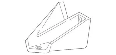 Подлинный передний кронштейн для Ford Lincoln 2000-2006 LS Thunderbird XW4Z-6031-CA - Изображение 1 из 2