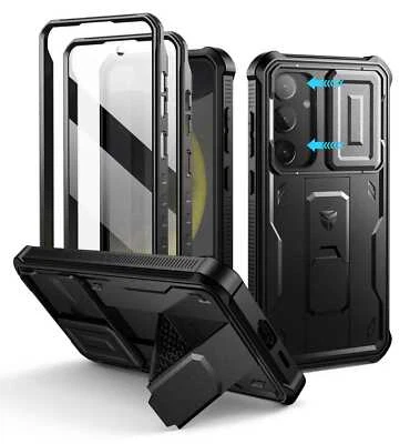 Dexnor Hülle für Samsung Galaxy S24 Plus S24+ Bumper Case 360 Grad Schutzhülle