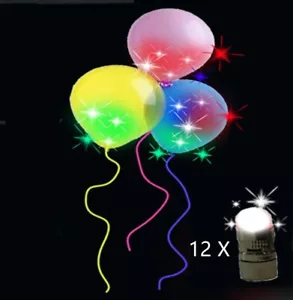 12x Mini Ballon Licht LED Wasser-Tauchbar Hochzeit Blumen Party Dekoration USA - Bild 1 von 4